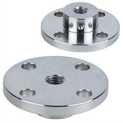 Flanschplatte für Spindelhubgetriebe NPT und NPK Ausführung A und B Baugröße 2 Aussen-Ø 80mm M14, Produktphoto