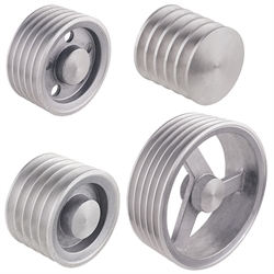 Keilriemenscheiben aus Aluminium-Guss, Profil B, SPB und XPB (17), 5-rillig, Produktphoto